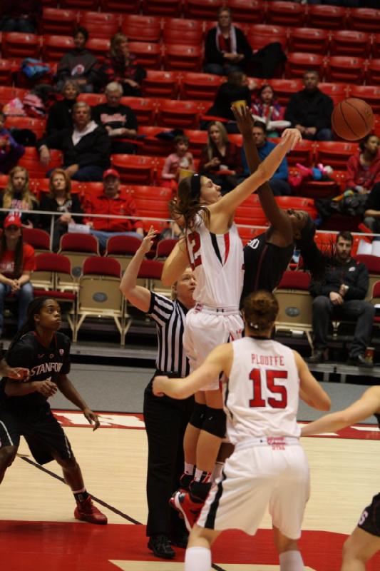 2014-01-10 18:02:29 ** Basketball, Damenbasketball, Emily Potter, Michelle Plouffe, Stanford, Utah Utes ** 