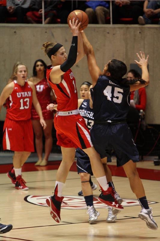 2012-12-08 15:20:43 ** Basketball, BYU, Michelle Plouffe, Rachel Messer, Utah Utes, Women's Basketball ** 
