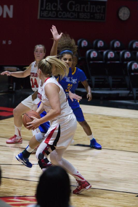 2014-11-14 18:12:14 ** Basketball, Paige Crozon, San Jose State, Taryn Wicijowski, Utah Utes, Women's Basketball ** 