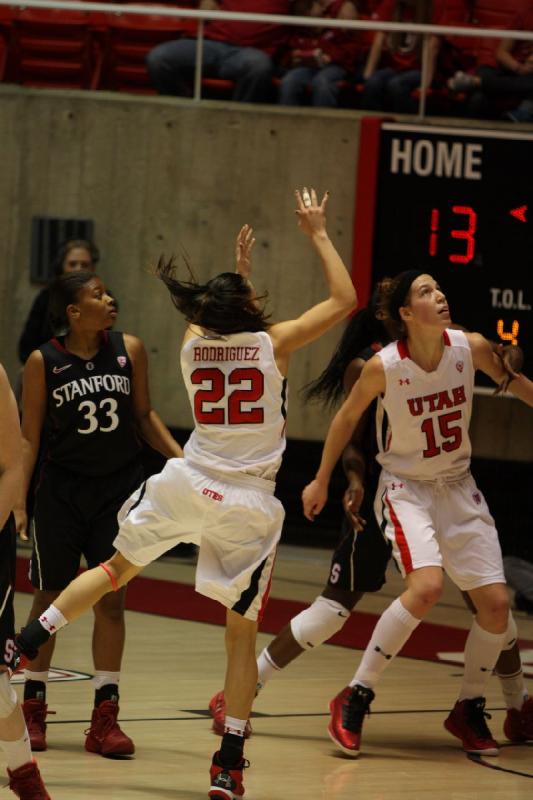 2014-01-10 18:23:35 ** Basketball, Damenbasketball, Danielle Rodriguez, Michelle Plouffe, Stanford, Utah Utes ** 