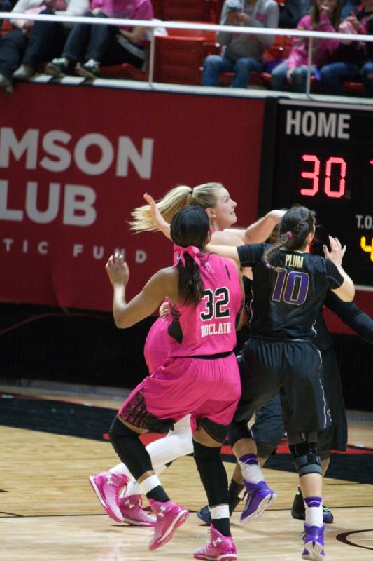 2015-02-13 19:32:54 ** Basketball, Damenbasketball, Tanaeya Boclair, Taryn Wicijowski, Utah Utes, Washington ** 