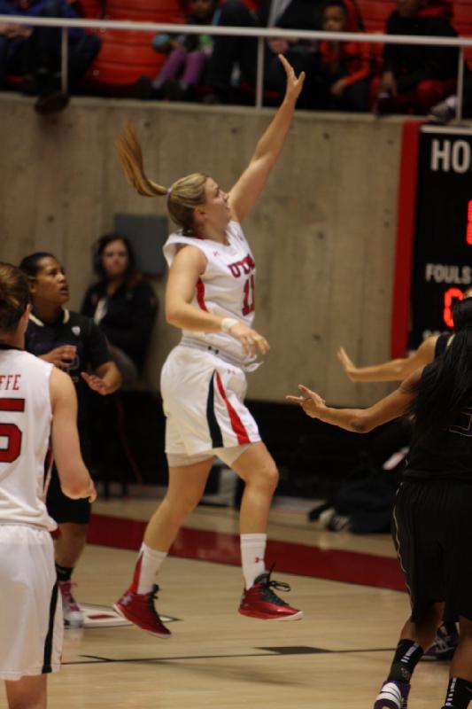 2013-02-22 18:11:41 ** Basketball, Damenbasketball, Michelle Plouffe, Taryn Wicijowski, Utah Utes, Washington ** 