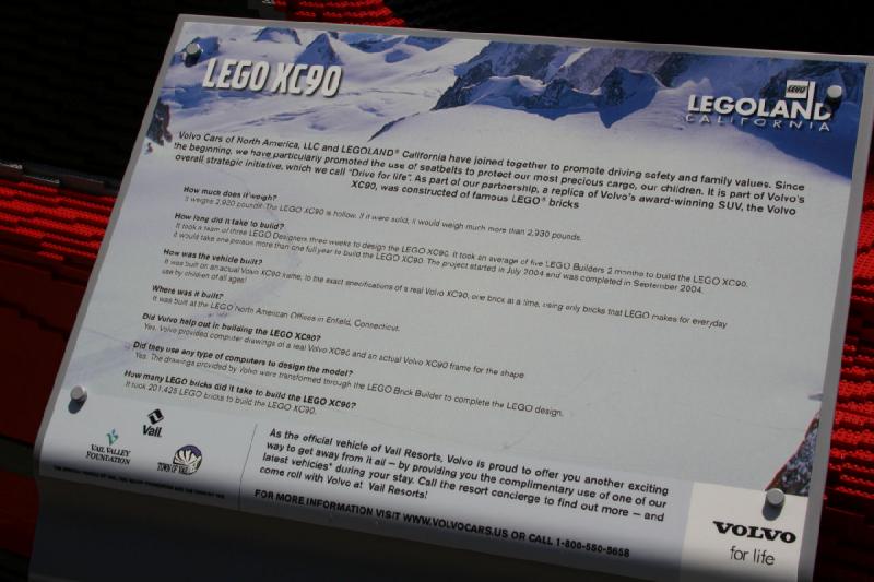 2006-07-22 13:48:02 ** Vail ** Description of the Lego Volvo. 2006-07-22 13:48:02 ** Vail ** Description of the Lego Volvo.