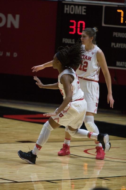 2017-01-28 13:30:53 ** Basketball, Colorado, Emily Potter, Tanaeya Boclair, Utah Utes, Women's Basketball ** 