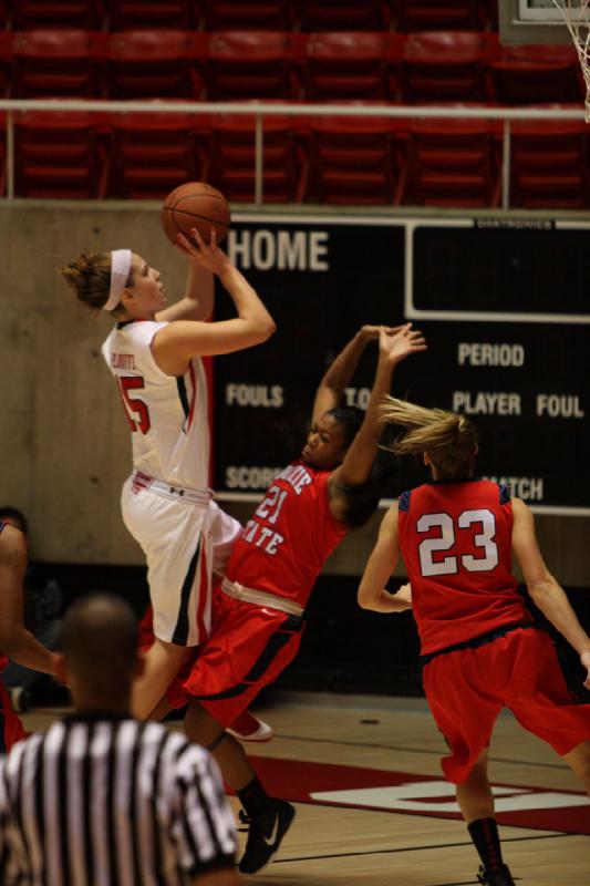 2011-11-05 17:35:32 ** Basketball, Dixie State, Michelle Plouffe, Utah Utes, Women's Basketball ** 