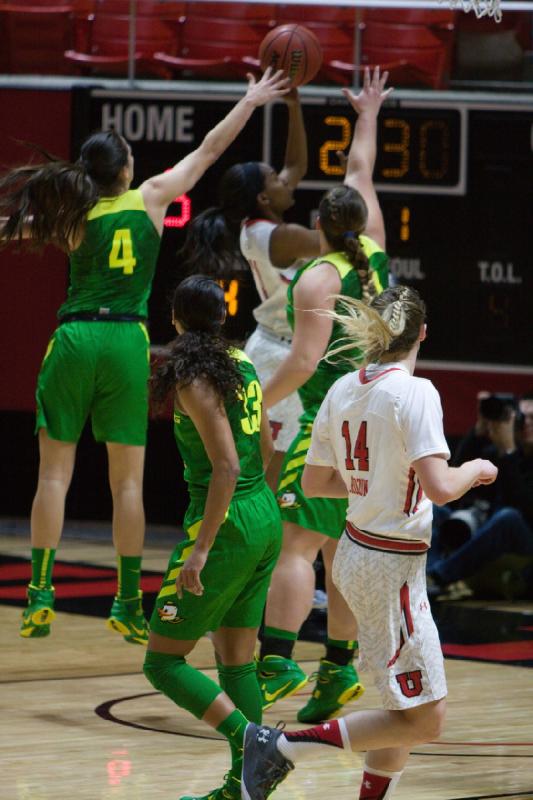 2016-01-24 14:12:20 ** Basketball, Damenbasketball, Erika Bean, Oregon, Paige Crozon, Utah Utes ** 