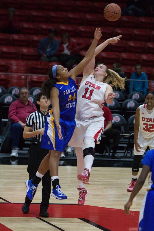 2014-11-14 18:57:06 ** Basketball, Damenbasketball, San Jose State, Tanaeya Boclair, Taryn Wicijowski, Utah Utes ** 