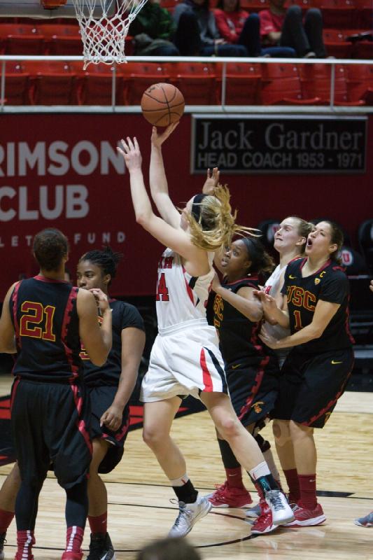 2015-01-11 13:40:40 ** Basketball, Damenbasketball, Paige Crozon, Taryn Wicijowski, USC, Utah Utes ** 