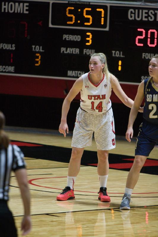 2016-11-03 12:02:13 ** Basketball, Paige Crozon, South Dakota School of Mines & Technology, Utah Utes, Women's Basketball ** 