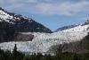 Mendenhall Glacier is already impressive from the parking lot.