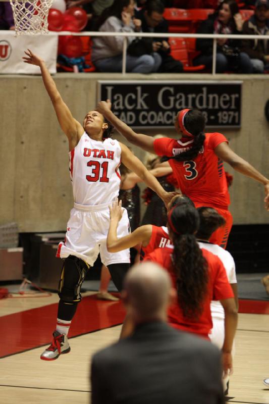 2013-01-18 20:17:33 ** Arizona, Basketball, Cheyenne Wilson, Ciera Dunbar, Damenbasketball, Utah Utes ** 