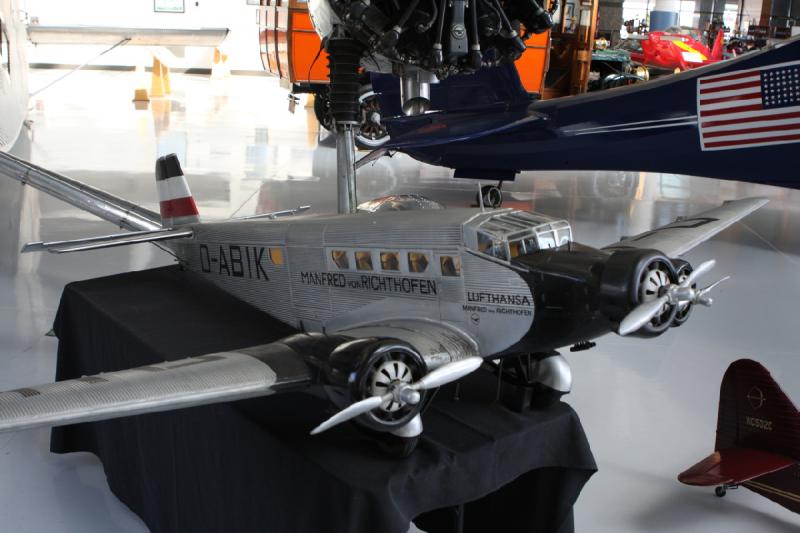 2011-03-26 15:31:02 ** Evergreen Aviation & Space Museum ** Model of a Junkers Ju-52.