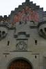 At the gate of Neuschwanstein.