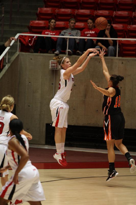 2011-12-06 19:09:54 ** Basketball, Idaho State, Janita Badon, Michelle Plouffe, Rachel Messer, Utah Utes, Women's Basketball ** 