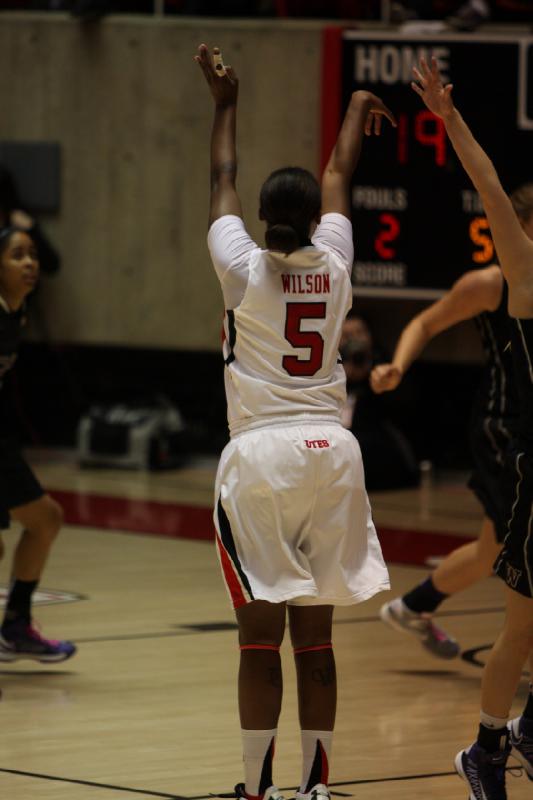 2013-02-22 18:19:30 ** Basketball, Cheyenne Wilson, Utah Utes, Washington, Women's Basketball ** 