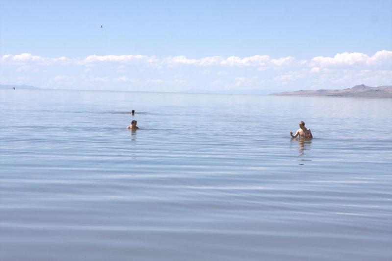 2014-08-15 15:12:37 ** Antelope Island, Manuel, Marc, Robin, Utah ** 