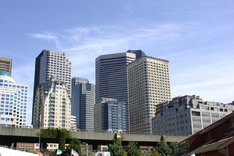 2007-09-01 13:23:48 ** Seattle ** Part of the Seattle skyline.