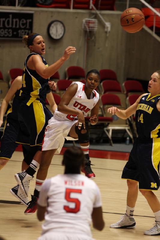 2012-11-16 17:56:04 ** Awa Kalmström, Basketball, Cheyenne Wilson, Michigan, Utah Utes, Women's Basketball ** 