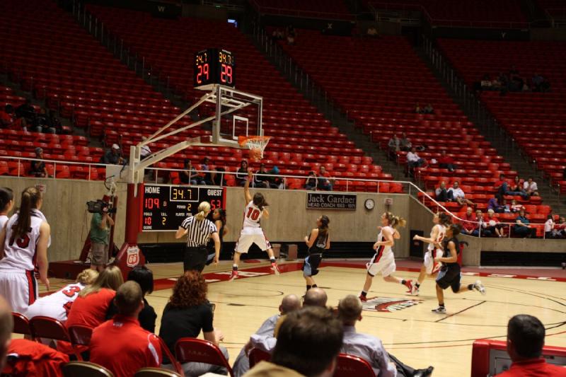 2010-11-07 16:36:16 ** Allison Gida, Amy Krommenhoek, Basketball, Chelsea Bridgewater, Damenbasketball, Utah Utes, Warner Pacific ** 