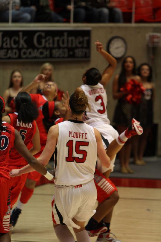 2013-01-18 20:10:46 ** Arizona, Basketball, Iwalani Rodrigues, Michelle Plouffe, Utah Utes, Women's Basketball ** 