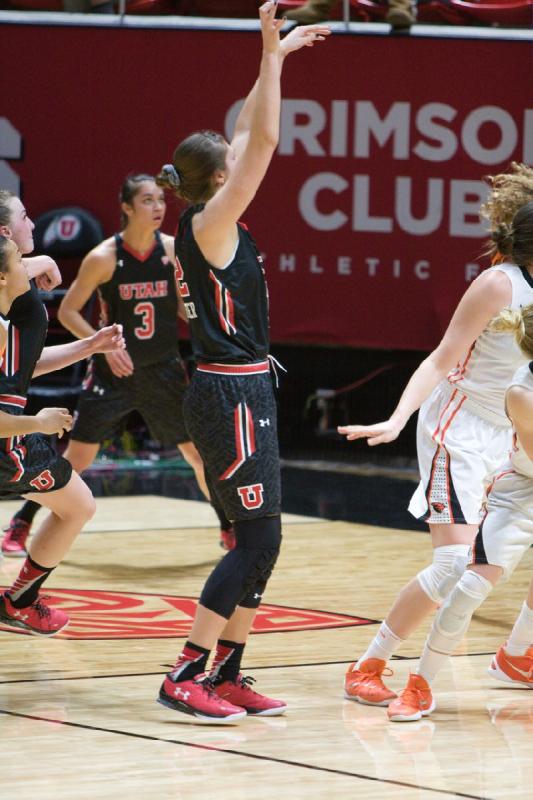 2016-01-22 20:47:02 ** Basketball, Damenbasketball, Emily Potter, Malia Nawahine, Oregon State, Paige Crozon, Utah Utes ** 