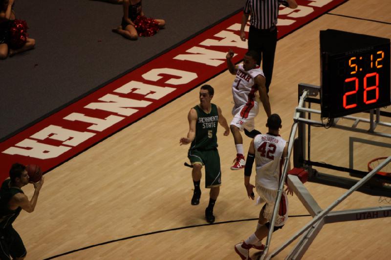 2012-11-16 19:34:14 ** Basketball, Men's Basketball, Sacramento State, Utah Utes ** 