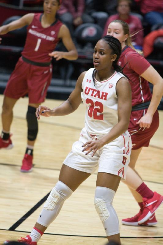 2018-02-16 20:02:44 ** Basketball, Damenbasketball, Tanaeya Boclair, Utah Utes, Washington State ** 