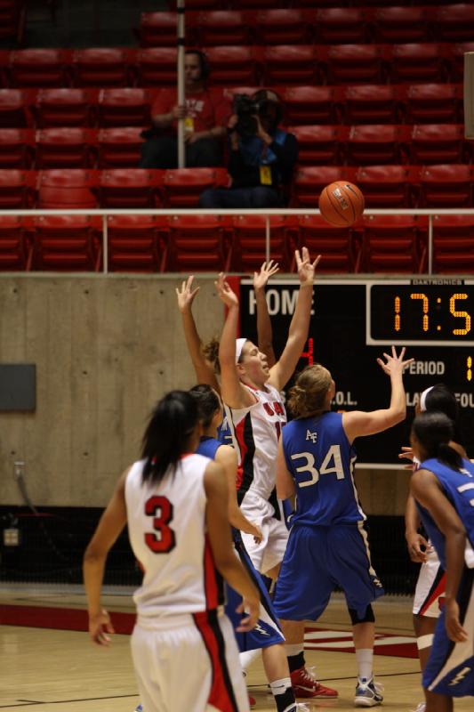 2011-01-05 19:07:42 ** Air Force, Basketball, Iwalani Rodrigues, Janita Badon, Michelle Plouffe, Utah Utes, Women's Basketball ** 