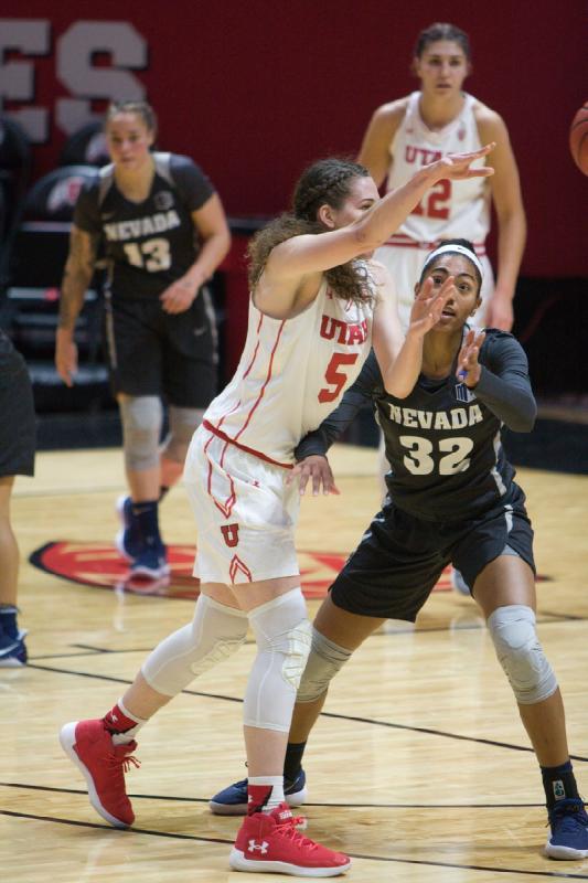 2017-11-10 17:38:16 ** Basketball, Damenbasketball, Emily Potter, Megan Huff, Nevada, Utah Utes ** 