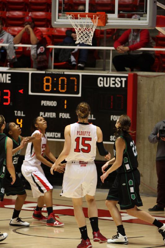 2012-12-29 15:23:43 ** Basketball, Damenbasketball, Iwalani Rodrigues, Michelle Plouffe, North Dakota, Utah Utes ** 