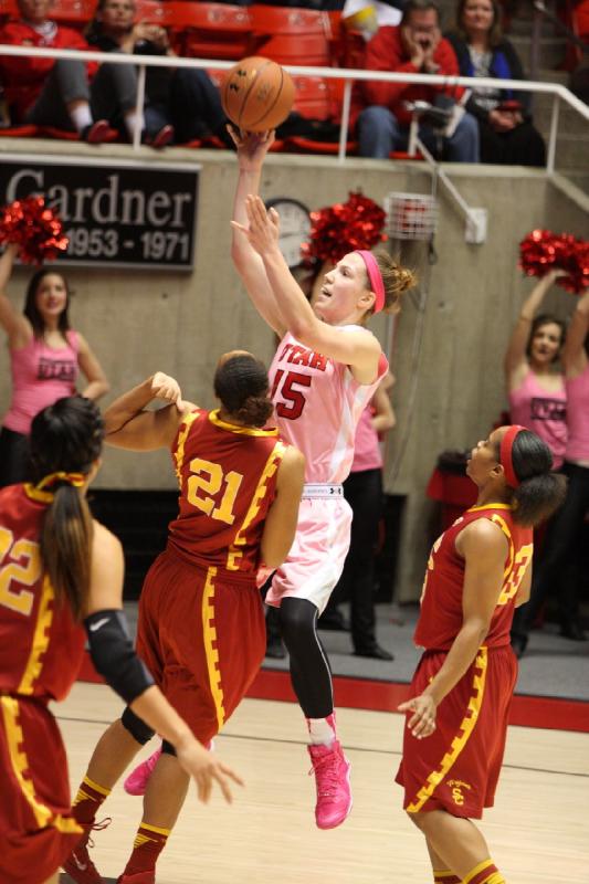 2014-02-27 20:12:46 ** Basketball, Damenbasketball, Michelle Plouffe, USC, Utah Utes ** 