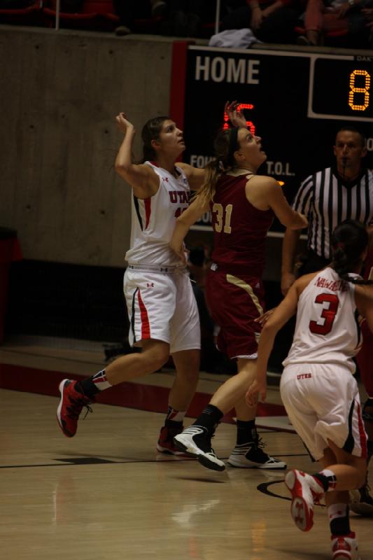 2013-11-08 20:53:52 ** Basketball, Damenbasketball, Emily Potter, Malia Nawahine, University of Denver, Utah Utes ** 