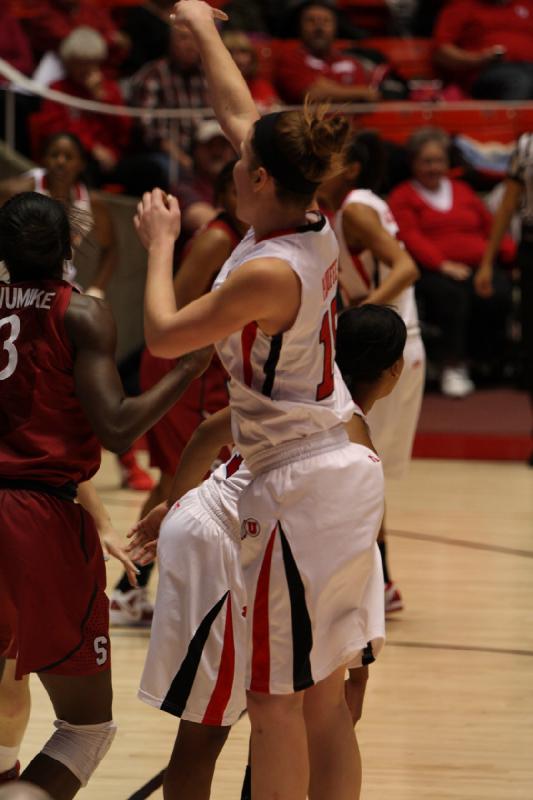 2012-01-12 20:03:18 ** Basketball, Janita Badon, Michelle Plouffe, Stanford, Utah Utes, Women's Basketball ** 