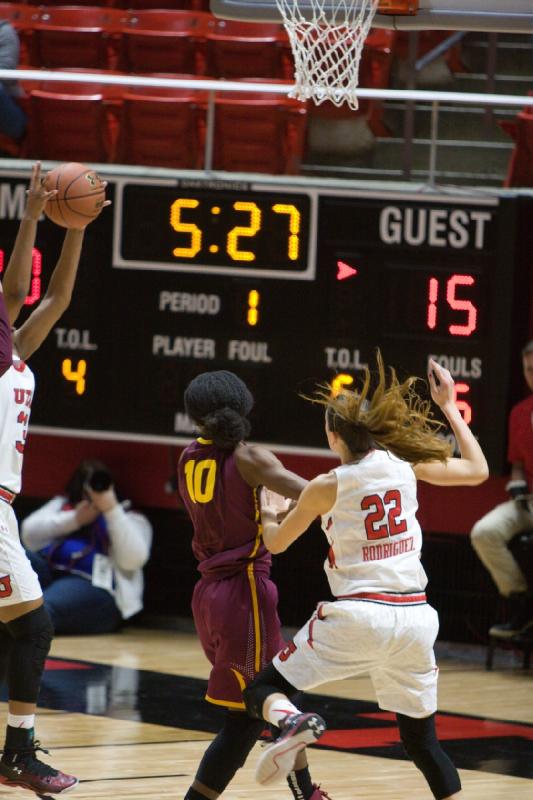 2015-02-01 13:28:48 ** Arizona State, Basketball, Danielle Rodriguez, Tanaeya Boclair, Utah Utes, Women's Basketball ** 