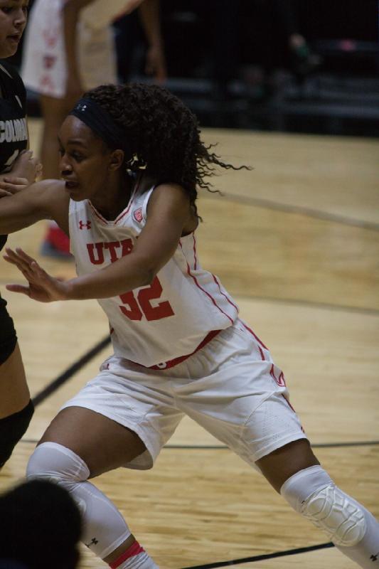 2017-01-28 12:57:49 ** Basketball, Colorado, Damenbasketball, Tanaeya Boclair, Utah Utes ** 