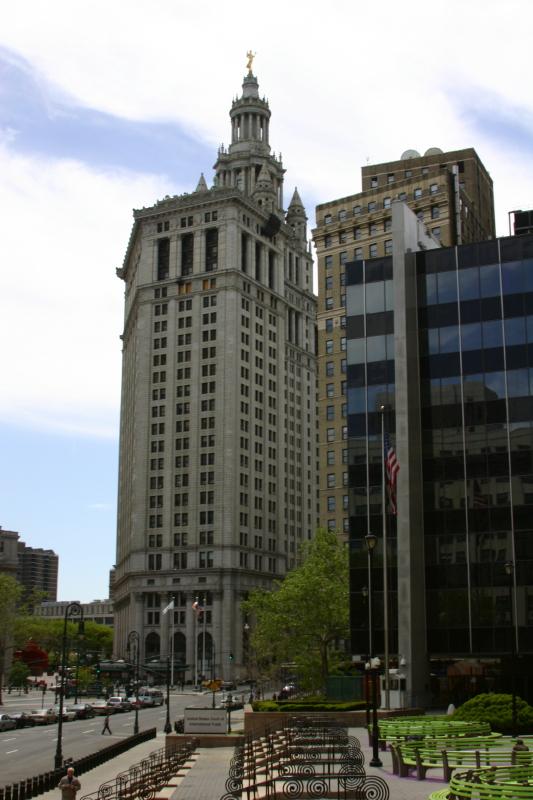 2006-05-07 12:58:52 ** New York ** Das 'Manhattan Municipal Building', fertiggestellt 1914.